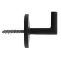 2 Gonds Moderne Noir Mat métal 33,5mm 