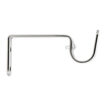 2 supports Chrome métal Ø20mm 80mm