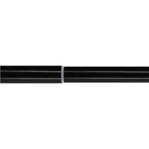 Tringle extensible métal Ø20mm 1,60-3m Noir Brillant