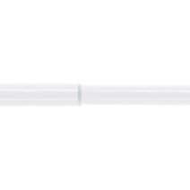 Tringle extensible métal Ø20mm 1,60-3m Blanc Brillant