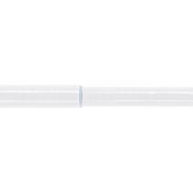 Tringle extensible métal Ø20mm 1,60-3m Blanc Brillant
