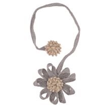 Embrasse pétales aimantée bleu gris 48cm