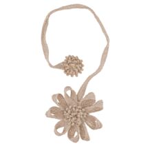 Embrasse pétales aimantée sable 48cm