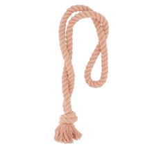 Embrasse corde à franges à nouer terracotta 51cm