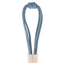 Embrasse corde bois aimantée bleu 66cm