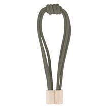 Embrasse corde bois aimantée vert kaki 66cm
