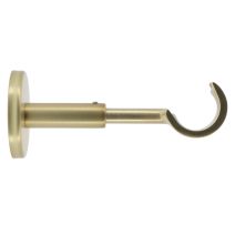Support métal Ø28mm Ouvert 115-150mm Doré Mat