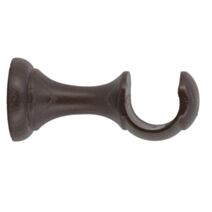 Support Ø28mm Ouvert 80mm Frene Decor Noyer - MOBOIS