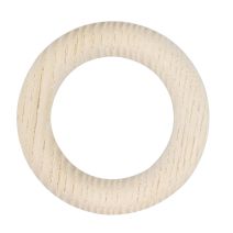 10 Anneaux D56 Bois Blanchi