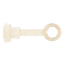 Support Ø28mm Œil 85-130mm Bois Blanchi