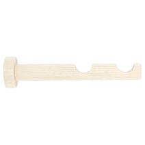 Support bois d28 tige double 130/200mm frêne naturel blanchi - MOBOIS