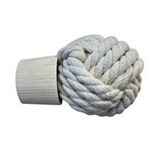 Embout bois d28 corde à visser frêne naturel blanchi - MOBOIS