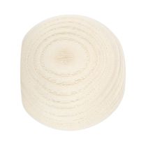 2 Embouts Ø28mm Boule Bois Blanchi