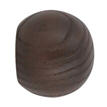 2 Embouts Bois Ø28mm Boule Frene Decor Noyer - MOBOIS