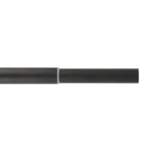 Barre à rideaux métal extensible Ø28mm 2,4-4m noir mat - MOBOIS