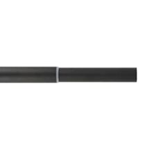 Tringle métal d28 extensible 2m40-4m00 noir mat - MOBOIS