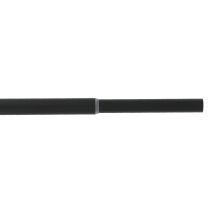 Barre à rideaux métal extensible Ø20mm 1,2-2,1m noir mat - MOBOIS