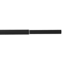 Barre à rideaux métal extensible Ø20mm 1,2-2,1m noir mat - MOBOIS