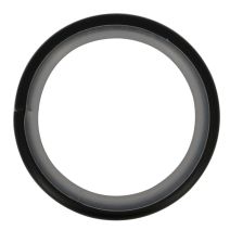 10 Anneaux métal Ø42mm Avec Silencieux Noir Mat