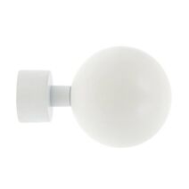 Embout métal Ø20mm Opium Blanc Mat