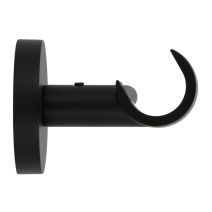 Support métal Ø20mm Ouvert 50mm Noir Mat