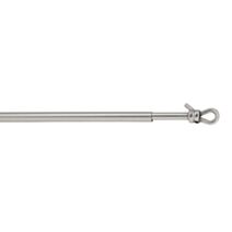 Tringle de Vitrage Ø7mm Embouts Nœud 60-100cm Nickel Mat - MOBOIS