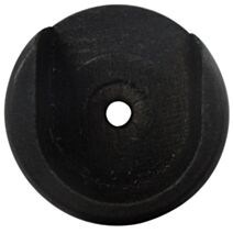 Lot de 2 naissances de barre à rideaux en bois Ø28 coloris noir mat - MOBOIS