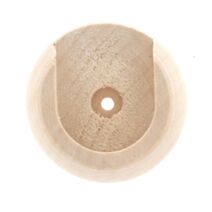 Lot de 2 naissances pour barre à rideau en bois Ø28 coloris érable - MOBOIS