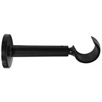 Support de barre à rideau en métal œil ouvert Ø28 extensible de 115 à 170 mm