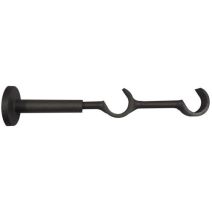 1 support métal ouvert Ø28 double extensible de 115 à 215mm