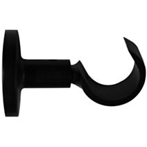 Support de barre à rideau en métal court œil ouvert Ø28 60 mm coloris fonte