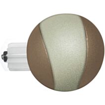 1 embout métal Sirius Ø20 brun oxydé