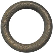 10 anneaux bois Ø56 pour tringle Ø28 chêne brûlé