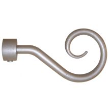 1 embout métal crosse Ø20 nickel