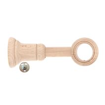 1 support bois à oeil bague cannelée Ø28 réglable de 80 à 130