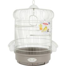 Cage Inés oiseaux - L43xp43xh52cm - Taupe