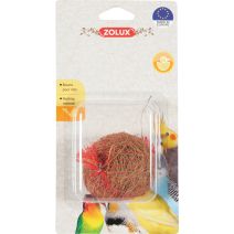 Fibre de coco sous filet pour oiseaux