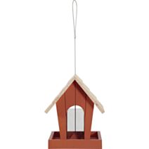 Mangeoire bois Coucou Oiseaux de la nature Terracotta