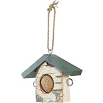 Support bois boule de graisse 19,5x5,5x14,5cm vert - ZOLUX