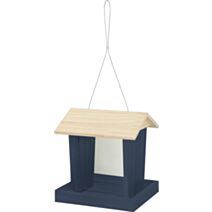 Mangeoire bois FLORA bleu