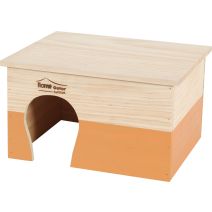 Maison rongeur rectangulaire - XL - Corail