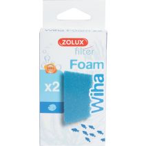 Mousse bleue pour filtre des aquariums Wiha - x2