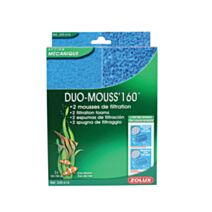 2 Mousses de Filtration Duo Mouss 160 - ZOLUX