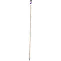 Laisse nylon coloris unis beige largeur 25 mm longueur 1 m