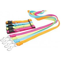 Collier nylon réglable 15 mm fuchsia - ZOLUX