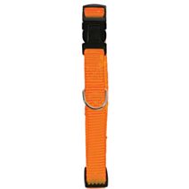 Collier nylon réglable 25 mm orange - ZOLUX