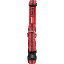 Collier réflectif Moov - 25mm - 45 à 58cm - Rouge