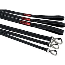 Laisse Moov réflective - 1,20m - 20mm - noir