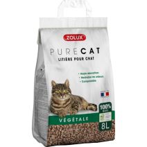 Litière Purecat granulé bois 8 L - ZOLUX