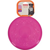 Jouet chien frisbee pop d23cm framboise